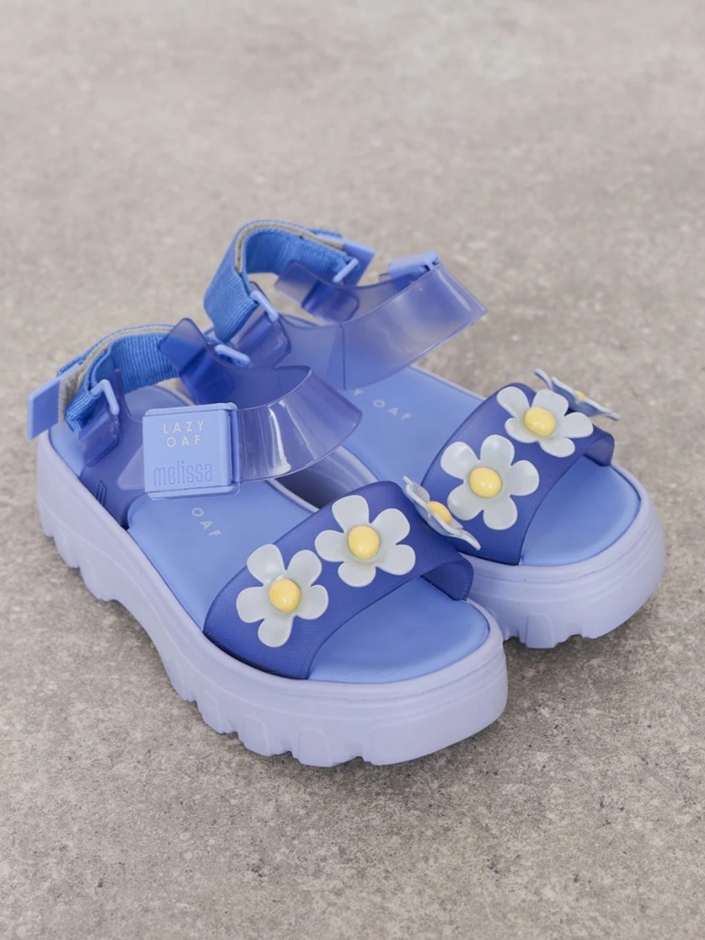 Melissa x LO Blue Kick Off Sandal